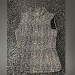 Merona Women’s  Small Black & Gray Vest Photo 0
