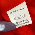 Kirundo Clip Dot Tiered Ruffle Chiffon Babydoll Tunic Top‎ Red XL Red Photo 8