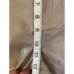 Abercrombie & Fitch A & F Beige Gray Faux Leather 90’s Straight Ultra High Rise Pants EUC Sz 28/6L Photo 12