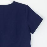 FIGS Womens Catarina One Pocket Scrub Top Size S Blue Short Sleeve Nursing Work Photo 7