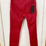 Camouflage by AR and J. women's size 25 dark crimson DEMI stretch jegging pants Red Photo 1