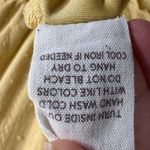 Blu Pepper Womens size Large Tiered Swiss Dot Sundress Yellow Prairie Bohemian Photo 8