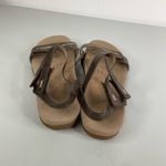 Aetrex Gabby Quarter Strap Sandal Bronze Size 10 Brown Photo 3