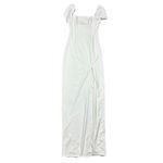 Lulus NWT  Women's Magnificent Impression White Square Neck Maxi Dress S Photo 3