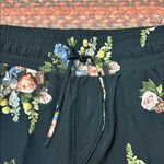 ALBION FIT ALBION BLACK FLORAL AUDREY WIDE LEG PANTS Photo 3