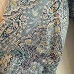 Miss Elaine Paisley Robe Blue Size 1X Photo 9