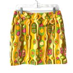 Loudmouth Sock It To Me Retro Yellow Skort Golf Mini Skirt size 6 Photo 5