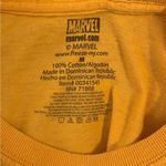 Marvel Women’s Yellow Cropped Graphic Tee Size Medium Photo 3