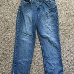 st. john's bay  Relaxed Fit Straight Jeans Women's 14 Blue High Rise Classic Photo 0