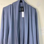 Max & Mia Max‎ & Mia Drape Front Cardigan Blue Open Front Women’s Size Large Photo 1