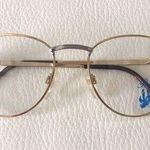 🆕 Antique Gold Retro eyeglasses by Riccione💥 Photo 0