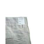 Wilfred The Effortless Pant Cropped High Rise Wide Leg Beige Linen Blend Size 6 Photo 3