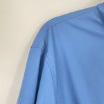 ZARA  Men's Light Blue Front Zipper Elastic Cuffs Collarless Bomber Jacket Size M Photo 7