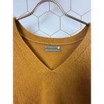 Anthropologie  Yellow Joy Fringe Sweater in Mustard - Size - XS Photo 4