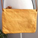 Pine & Boon Striped Hand Painted Soft Leather Crossbody Bag Photo 5