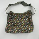 Disney  World Parks Mickey Mouse Green Purse Tote Shoulder Bag All Over Print Photo 5