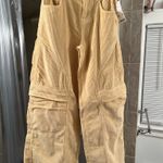 Urban Outfitters  Yellow Corduroy wide Leg Skater Pants Photo 0