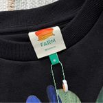 Farm Rio  Amazonia Black Long Balloon Sleeves Sweat Dress Women’s Size Medium Photo 7