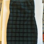 Windsor Tight Dark Green Plaid Dress Photo 1