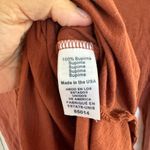 Michael Stars NWT  supima cotton slub in lava (rust orange) Photo 4