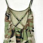 Denim & Supply Ralph Lauren Denim Supply Ralph Lauren Open Back Camo Mini Slip Dress Size 4 Cotton Photo 5