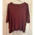 Bar III Bar 111 purple draped dolman sleeve top size XS Photo 6