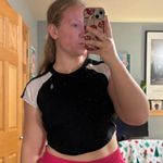 Free People Black Athletic Tee Photo 0