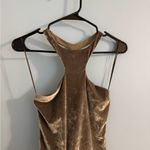 free people intimately olive green velvet halter top blouse size S Photo 1
