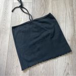 Brandy Melville  Halter Tank Top crop womens Black (one size) casual coquette Photo 1