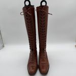 Joan & David Vintage Granny Victorian Handmade Italy Tall Full Lace up Boots 8.5 Photo 6