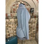 blazer blue geometric double knit polyester blue Size L Photo 8