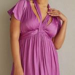 Anthropologie V-Neck Vibrant Mini Dress Size 10 BNWT Photo 0