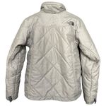 The North Face  Women’s Size S Light Gray Full Zip Quilted Puffer Jacket Photo 3