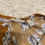 Any Body Women’s Puff Sleeve Blouse with Tie Front and 3/4 Sleeves Size XL Black Photo 1