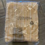 Marine layer $108 NWT  Bali Tunic Dress Linen Blend Gold Shadowy Stripe sheath Photo 5