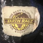 Earth Ragz blue and black hooded blanket L sweatshirt Blue Size L Photo 2