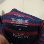 Arizona Jeans Arizona blue red stripe long sleeve waffle knit tee size medium Photo 5