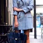 ZARA  Checked Dress Blazer Coat Jacket Fabric Belted Size S NEW Photo 1