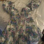 For Love Bell Dress Floral Purple Photo 3