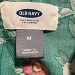 Old Navy  medium ruffle v neck tank top spaghetti strap floral print lightweight Photo 5