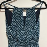 Maurice's  Blue and White Patterned Maxi Halter Dress Photo 3