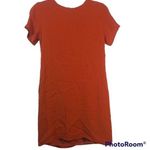 Olivaceous  Burnt Orange Short Sleeve Sheath Dress Size S Photo 0