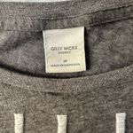 Gilly Hicks Sailboats Sail Team 3/4 Sleeve Top in Gray/White/Pink - Size Medium Photo 5