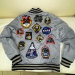 Hudson  outerwear USA NASA women’s Bomber Jacket size L Photo 1