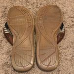 Sperry  Women's Seafish Thong Flip Flop Sandals Size 9‎ M Brown Tan Navy Photo 1