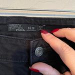 prAna ‎ Faded Black Skinny Jeans Photo 4