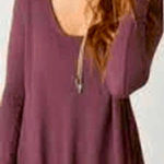 We The Free  purple Malibu long sleeve thermal free people oversized fall casual Photo 0