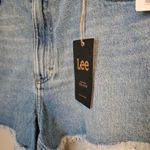 Lee Shorts Denim Jean Dealers Choice High Rise Cut Off Short Medium Blue Photo 2