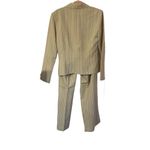 Alyn Paige New York Pinstripe Beige Dress Pants and Jacket Suit Sz 8 Photo 6