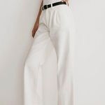 Madewell White The Harlow Wide Leg Denim Jeans Size 33 Photo 3
